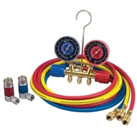 ROBINAIR Robinair ROB45111 A-C R-134A Manifold Gauge Set with 72in. Hose and Couplers ROB45111
